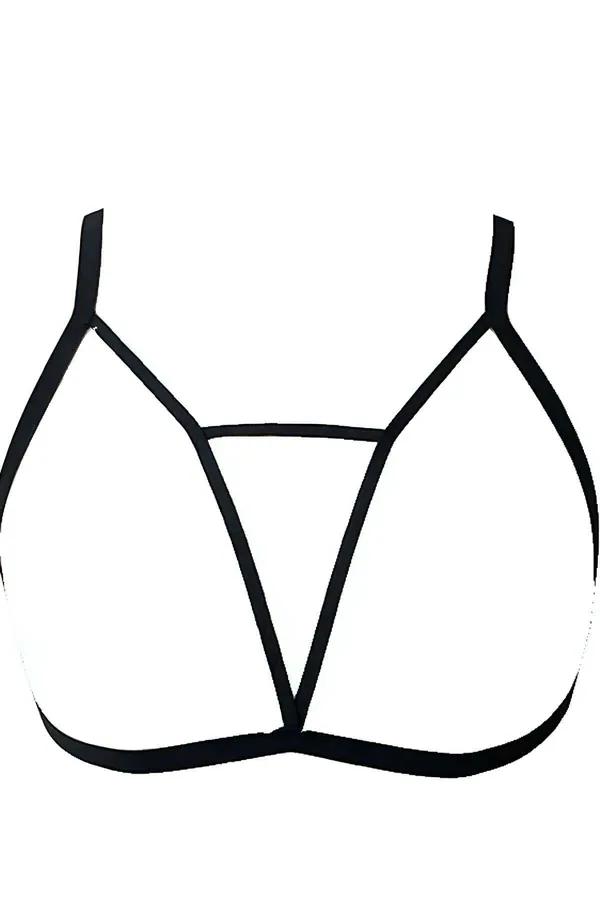 Strappy Cage Bralette Harness Adjustable