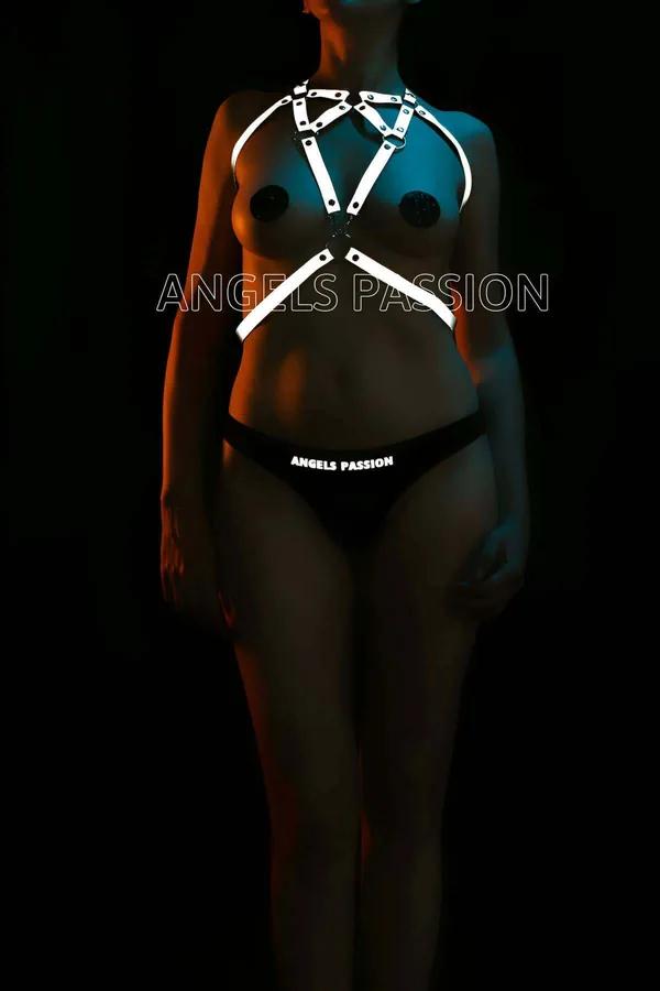 Reflective Body Harness with Adjustable Straps & O-Rings