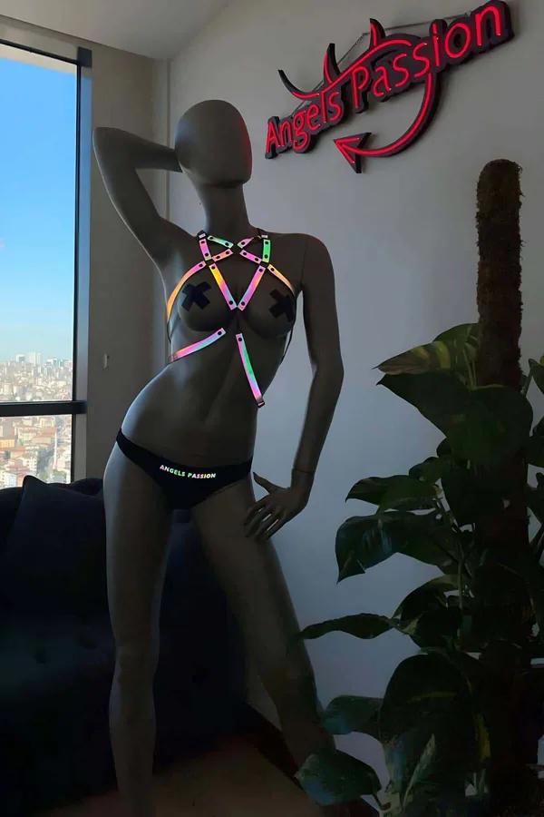 Rainbow Reflective Body Harness