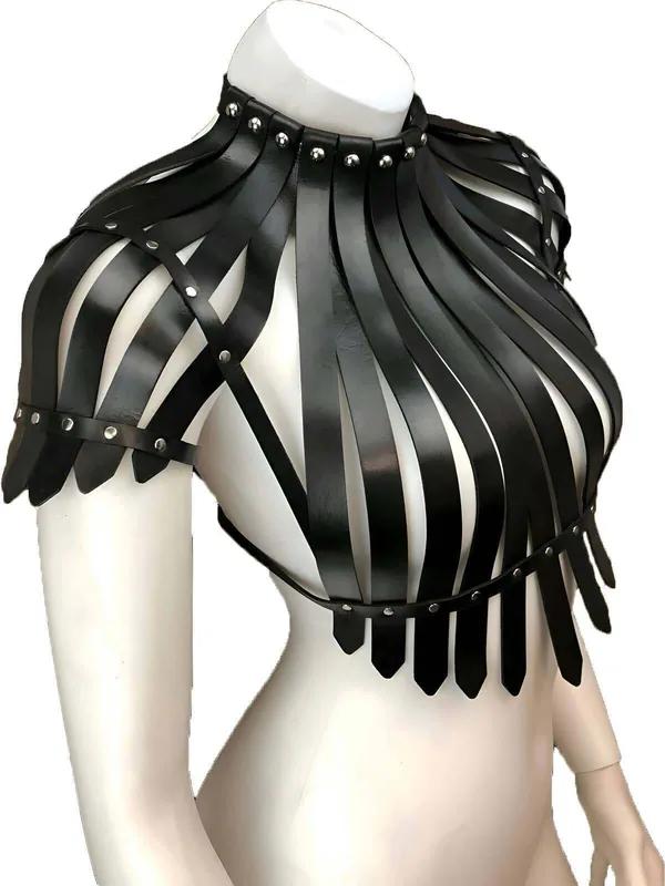 Statement Shoulder Harness with Fringed Detail