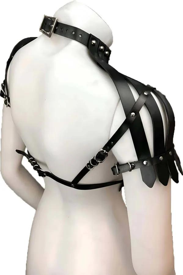 Statement Shoulder Harness with Fringed Detail