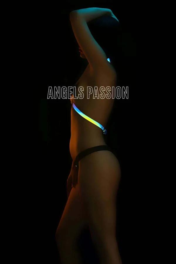 Iridescent Reflective Body Harness with O-Ring Closure
