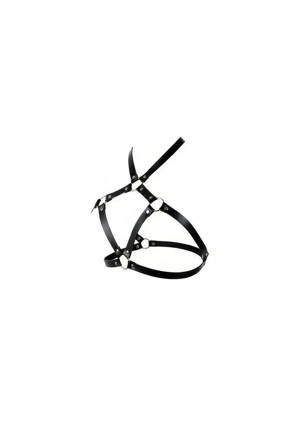 Adjustable Chest Harness with Intersecting Straps & O-Rings