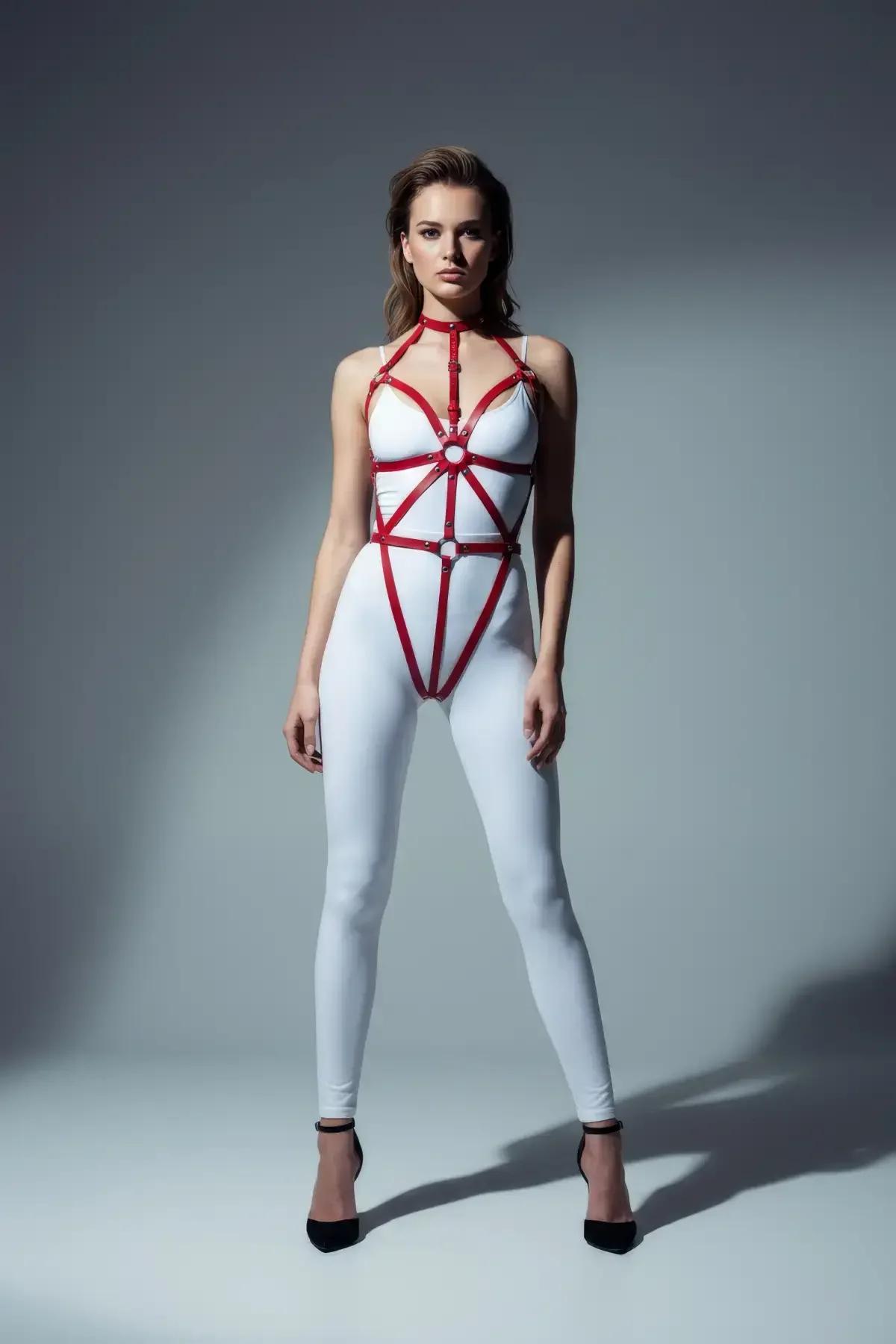 Full Body Harness with O-Ring Detail