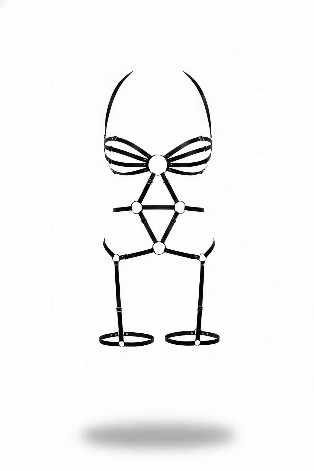 Full Body Harness with Multiple O-Rings