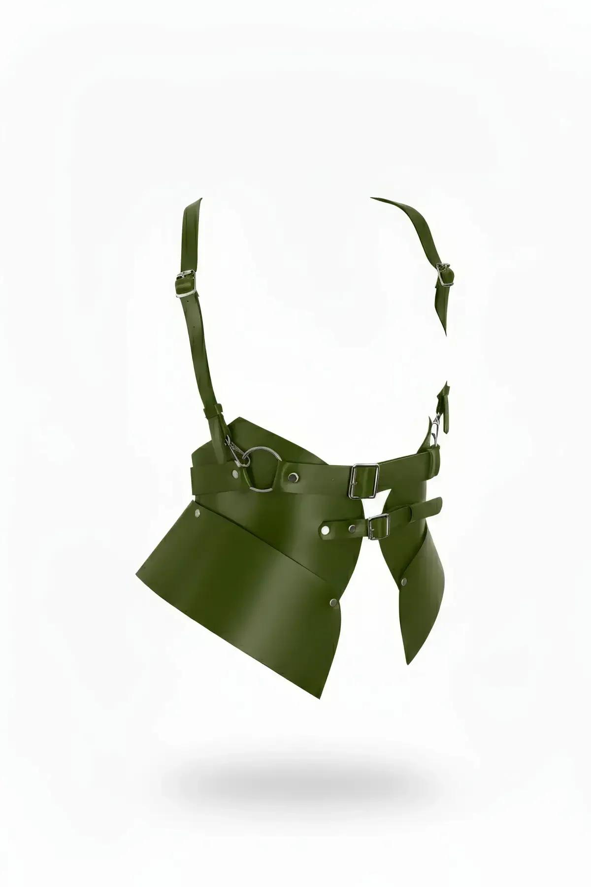 Structured Underbust Harness with Wide Waist Panels