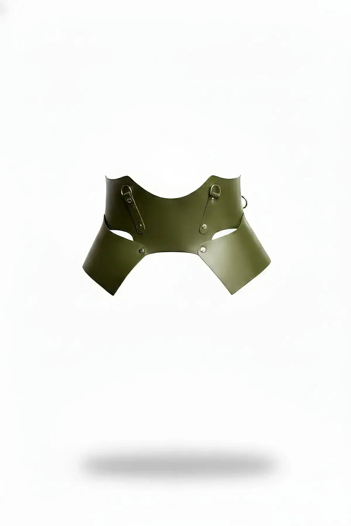 Olive Green Structured Waist Harness with D-Rings