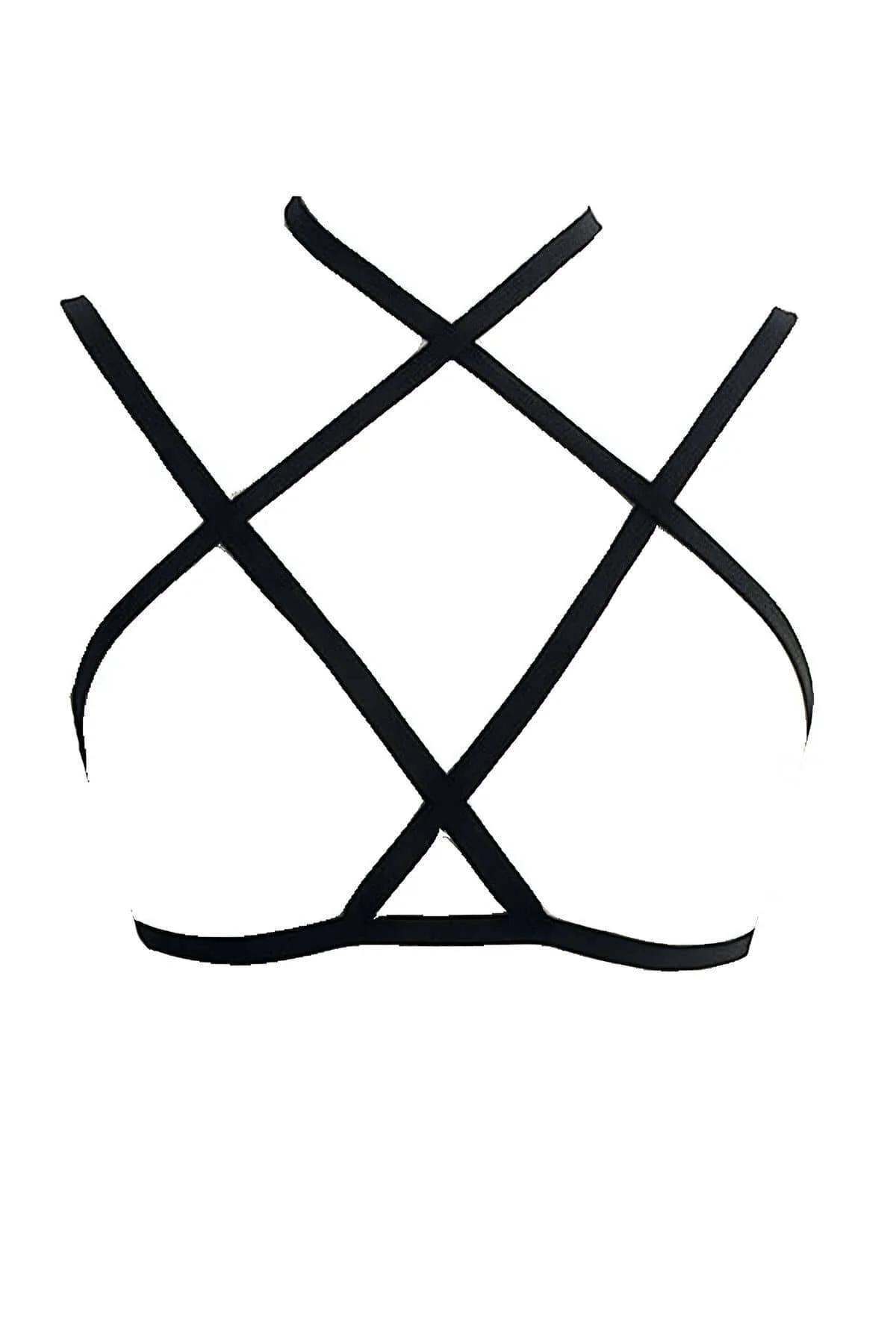 Strappy Cage Halter Body Harness