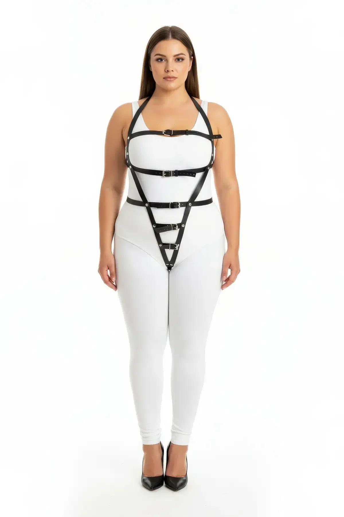 Adjustable Full Body Harness with V-Strap