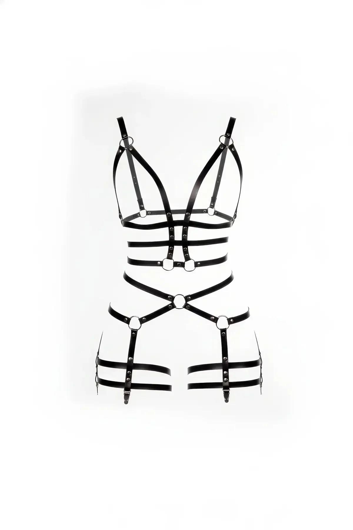 Full Body Harness with O-Ring Detail