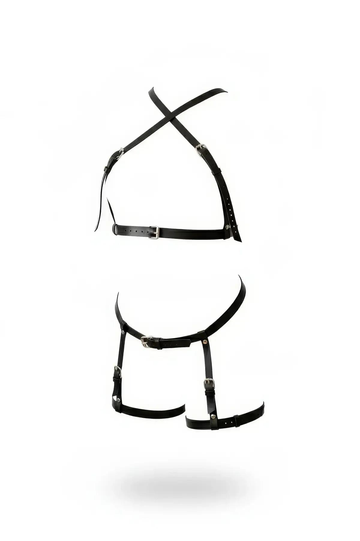Adjustable Full Body Harness with Cross Shoulder & Leg Straps