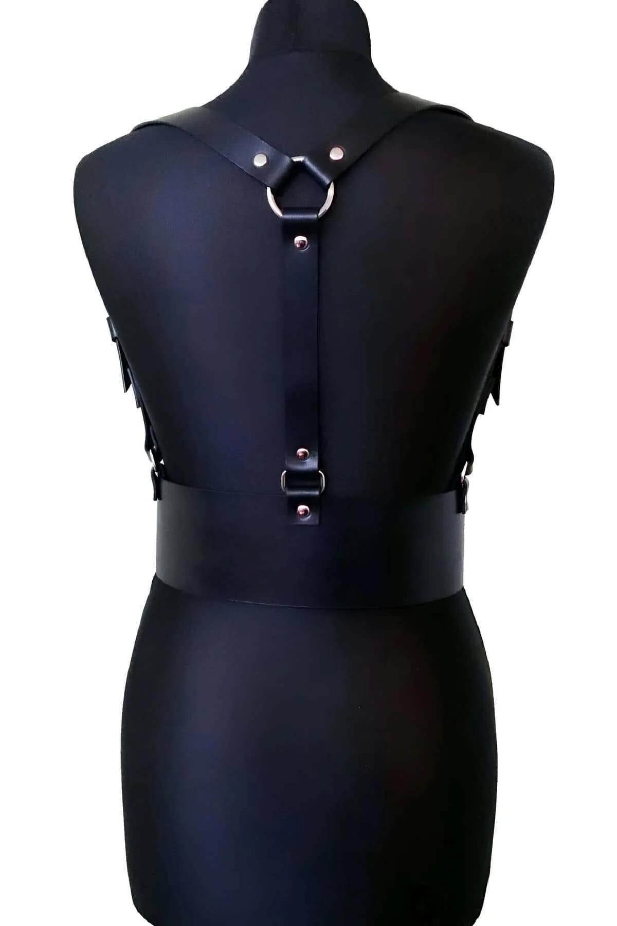 Strappy Faux Leather Body Harness Belt