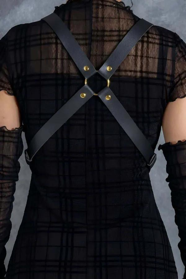 Body Harness with Interlocking O-Rings & Waist Belt