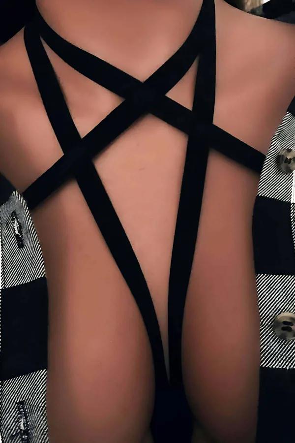 Strappy Star Body Harness with Adjustable Straps