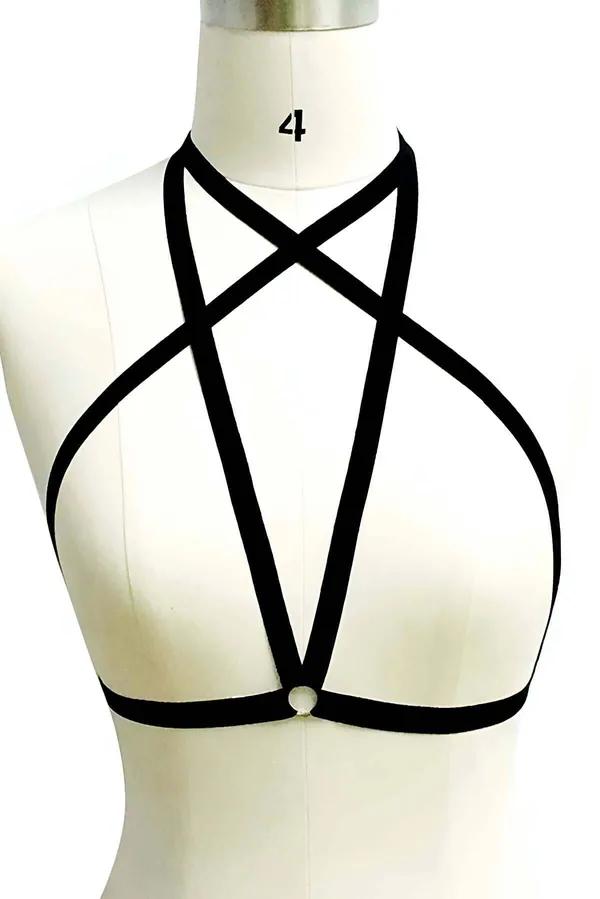 Strappy Star Body Harness with Adjustable Straps