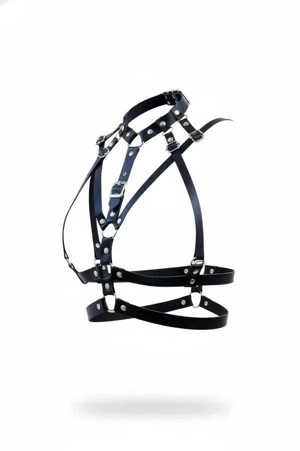 Studded Multi-Strap Faux Leather Body Harness