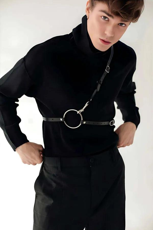 Adjustable O-Ring Body Harness with Strap