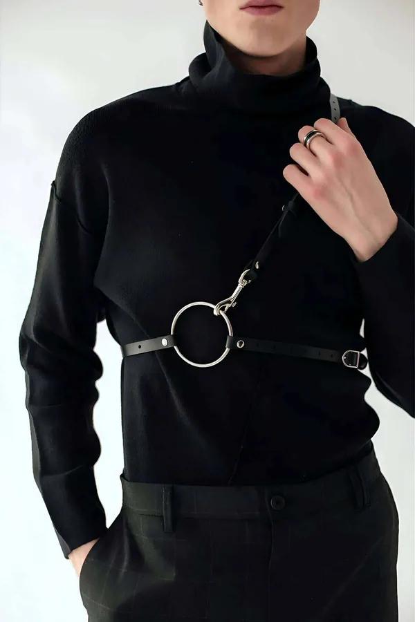 Adjustable O-Ring Body Harness with Strap