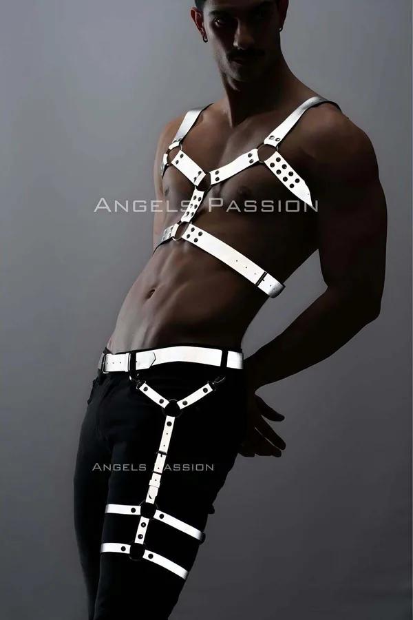Reflective Chest & Leg Harness Set