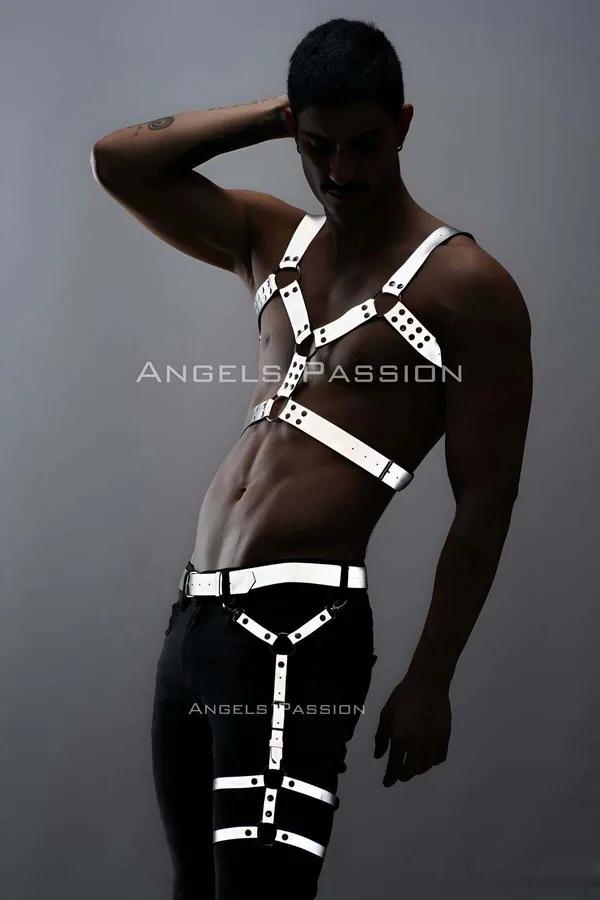 Reflective Chest & Leg Harness Set