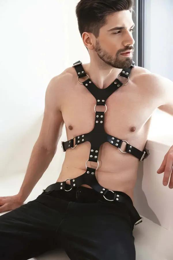 Full Body Harness with Adjustable Straps & O-Rings