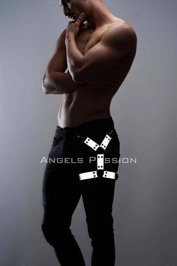 Reflective O-Ring Leg Harness Strap