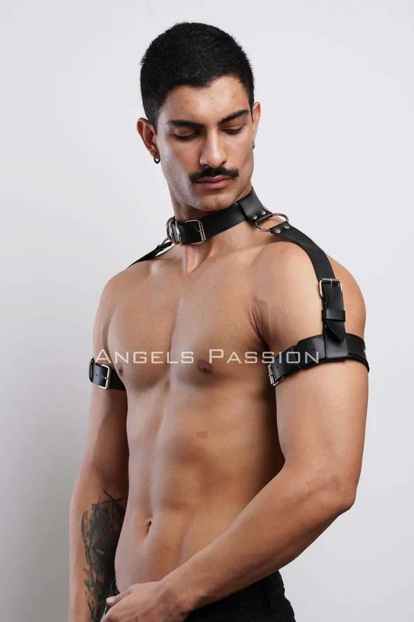 Choker & Shoulder Harness with O-Ring Accents